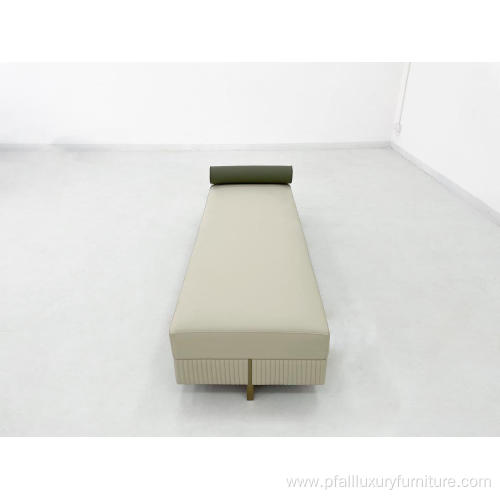 Modern style light luxury bench